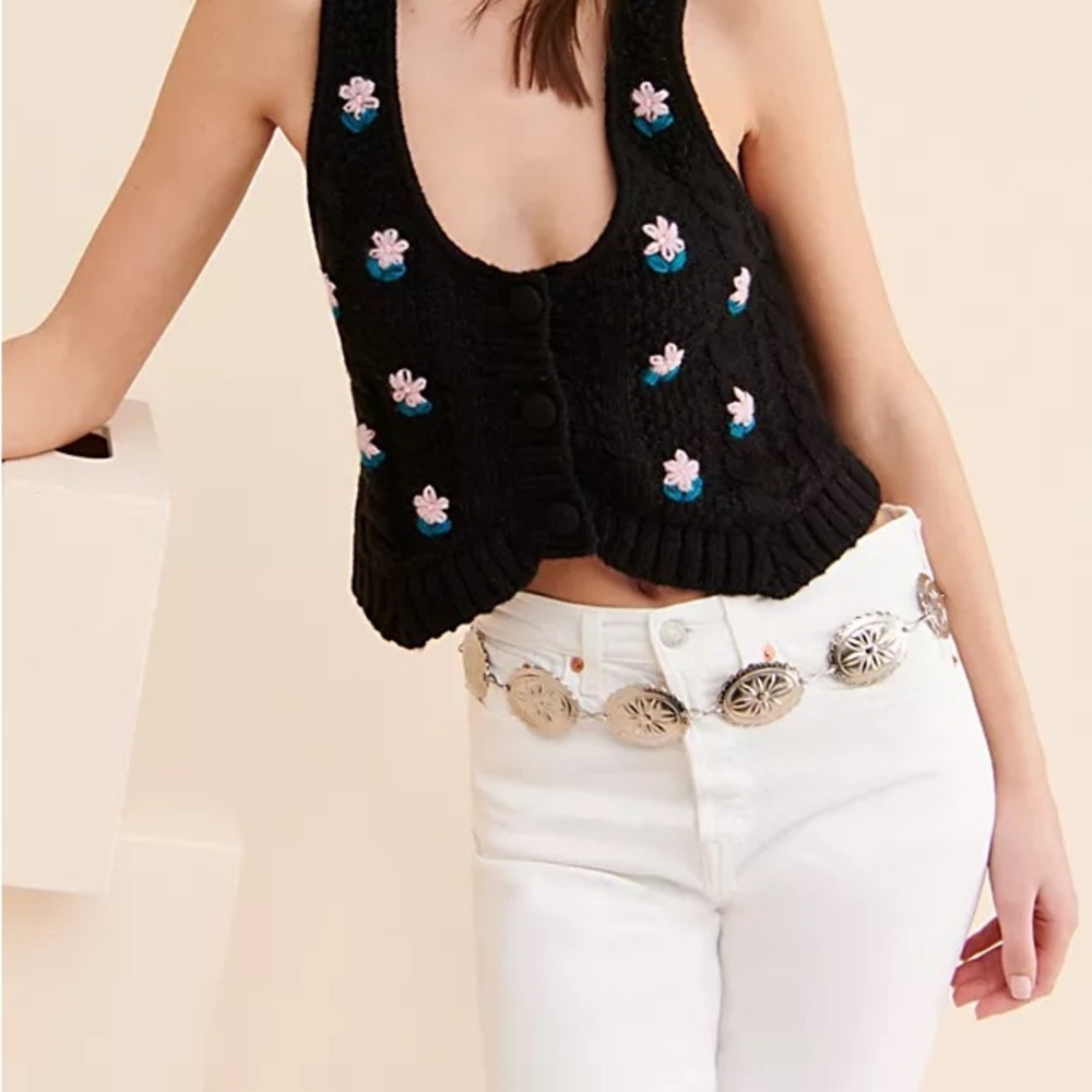For Love & Lemons Savannah Sweater Vest